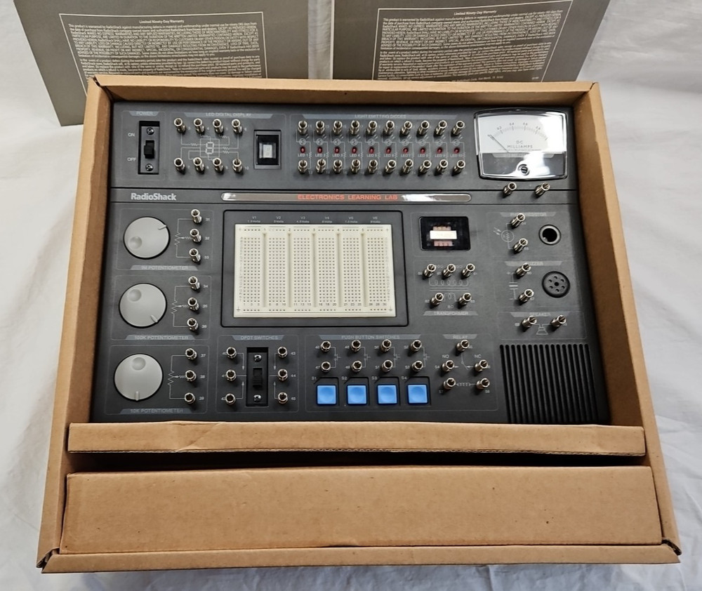 Radio Shack Electronics Learning Lab Kit Manuals parts Box Explore electronics