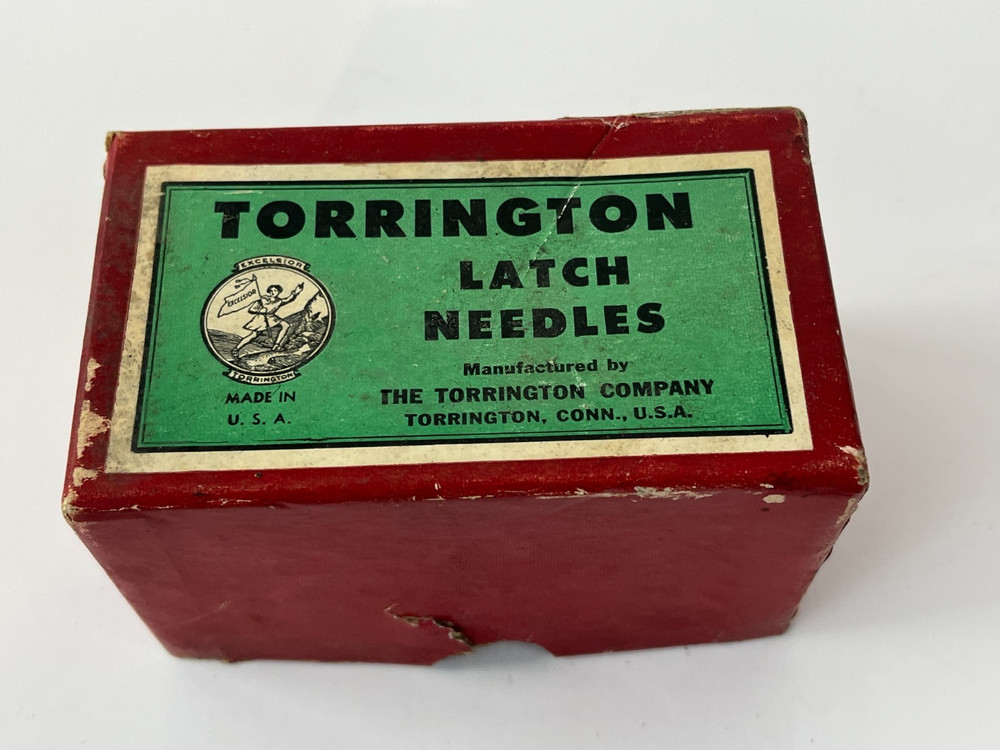 Torrington Latch Needles Box Lustorr 2823ER Empty