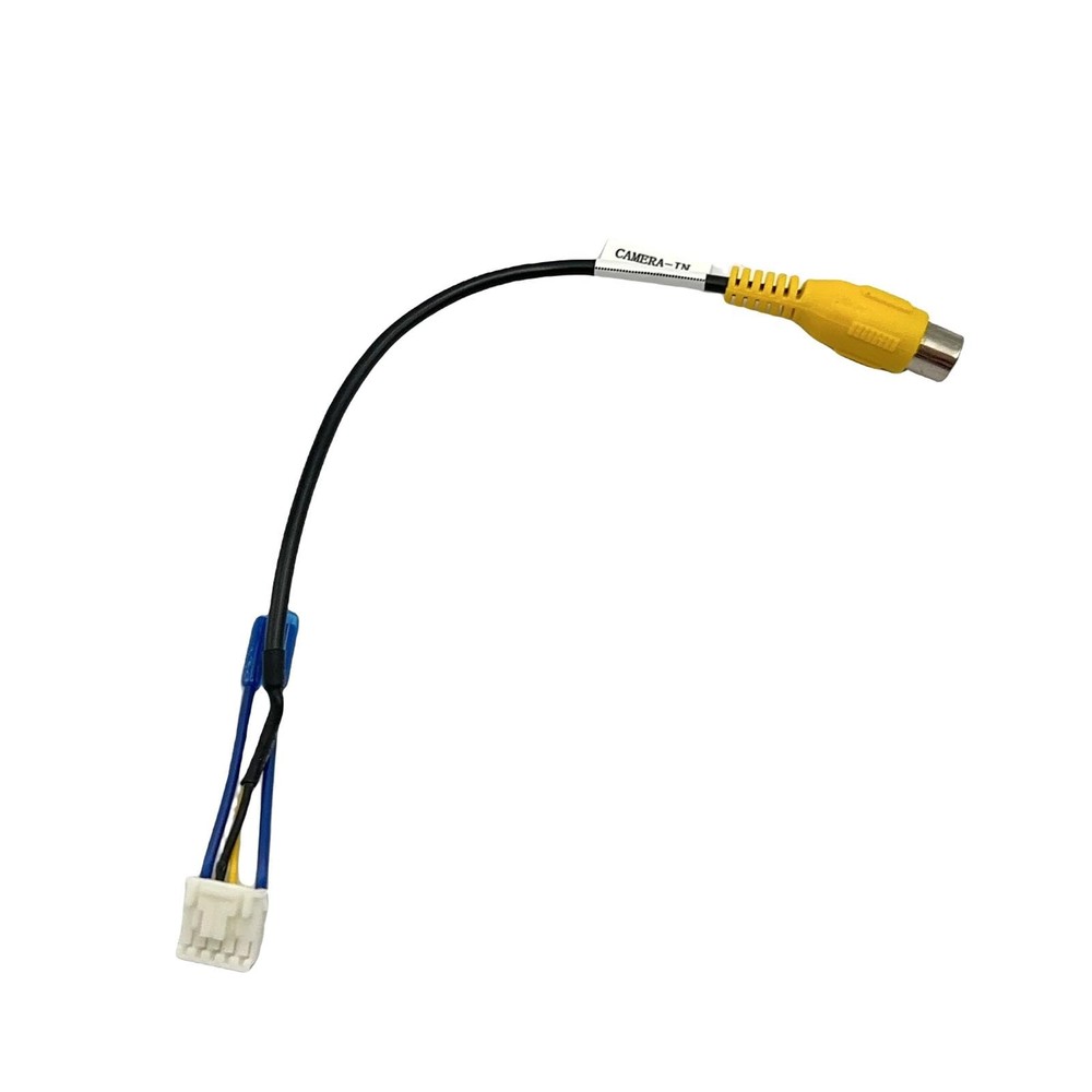 10 Pin Backup Camera Cable Wiring Harness Adapter Connector Video Input Black