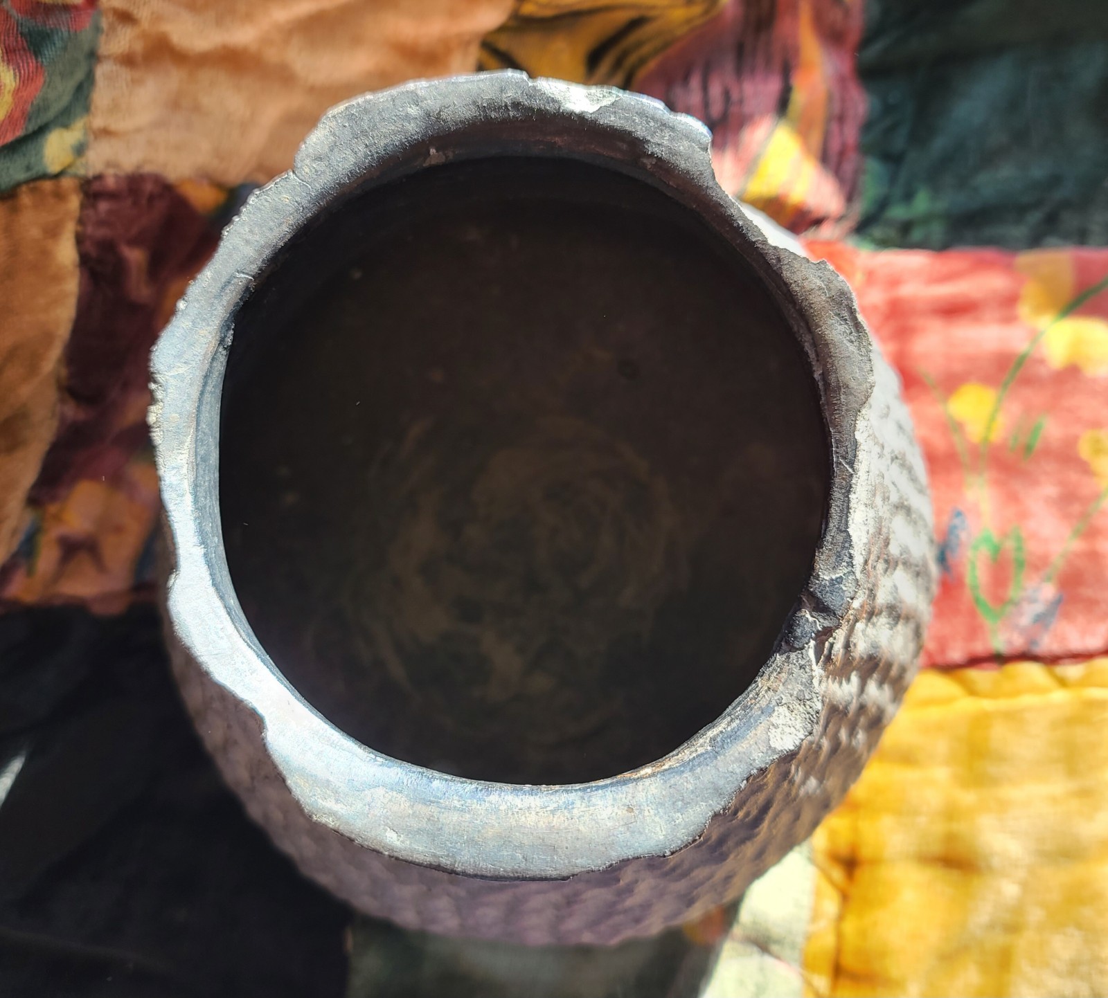 Ancient Anasazi Corrugated Olla Pot Jar Vessel 7" Tall Native American Artifact