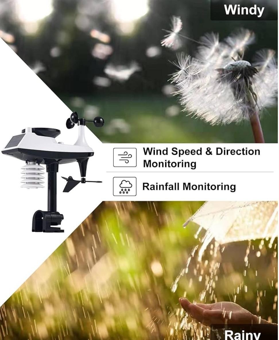 Kalevol EM3390A Professional Weather Station