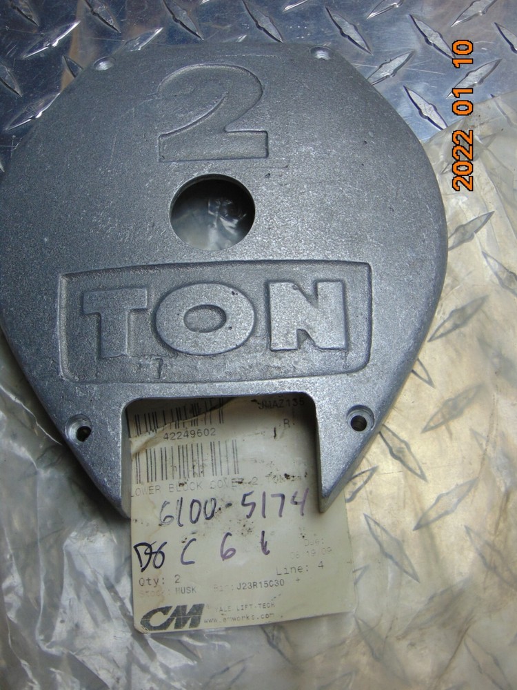 YALE  HOIST REPLACEMENT PART COVER 42249602