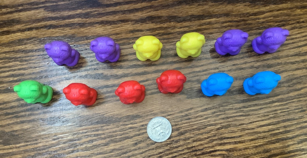 Learning Resources Bear Counters Educational Counting & Sorting (Lot of 12)