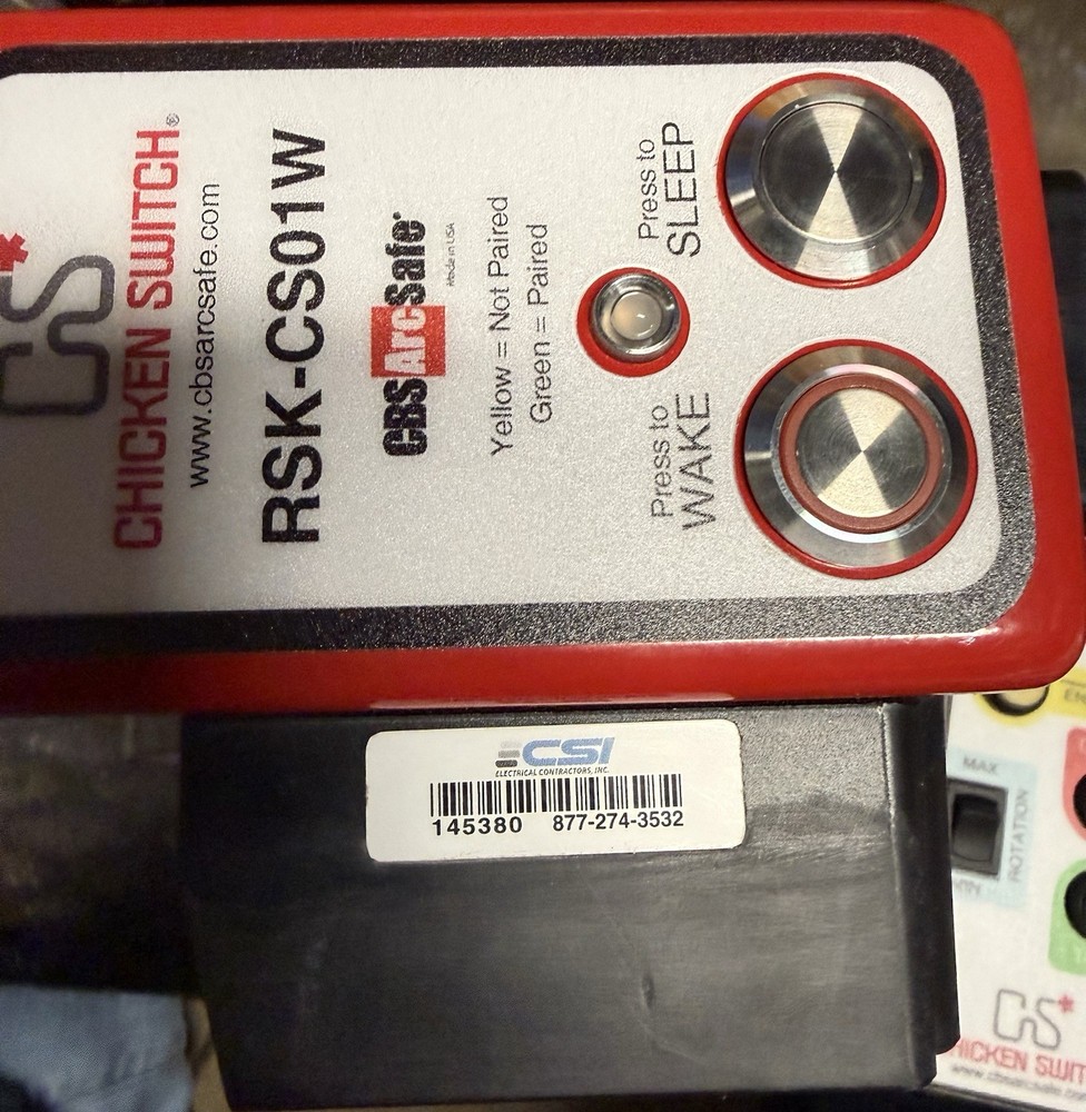 CBS Arcsafe RSK-CS01W Chicken Switch Remote Switch Actuator