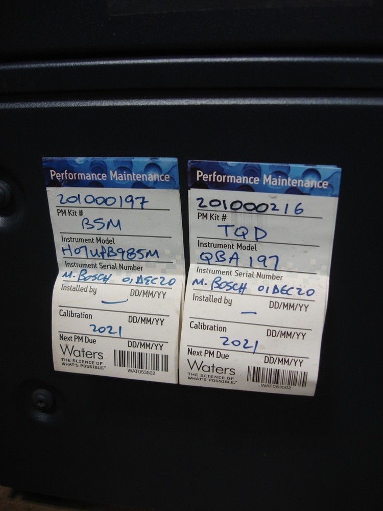 Waters Acquity UPLC System PDA TQ Detector Sample Manager Binary Solvent