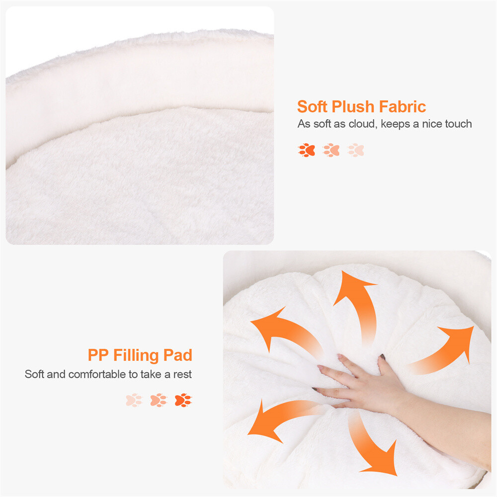 Modern Pet Sofa Low Back Lounging Bed With Removable Cushion Pillow For Dog Cat