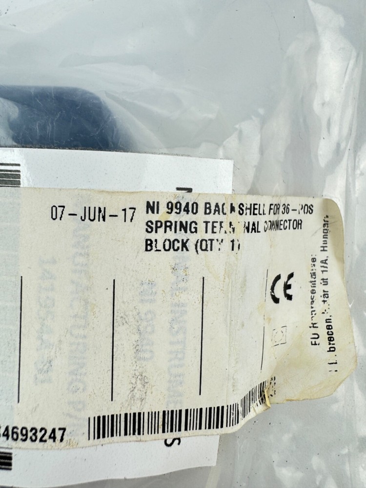 National Instruments NI 9940 Backshell Kit for 36-Position cDAQ Modules