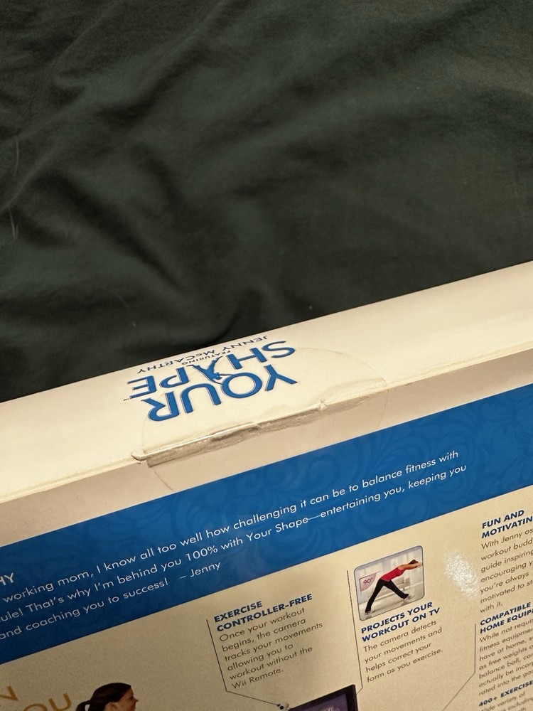 Ubisoft Your Shape Jenny McCarthy Wii Game & Motion Tracking Camera Bundle