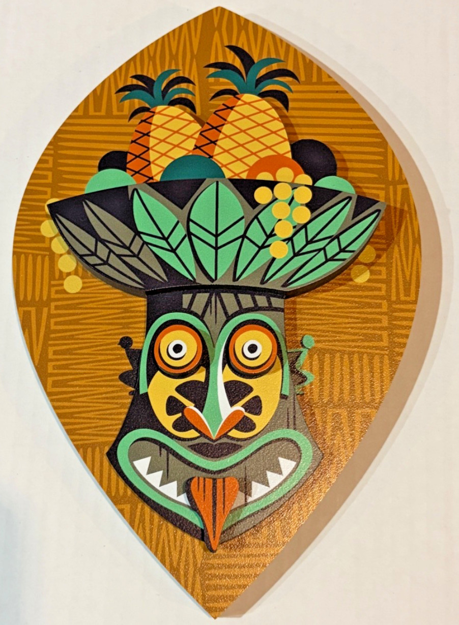 NEW 2023 The Shag Store Tiki Week The Fruit Fanatic Tiki Mask 6x9 LE /100