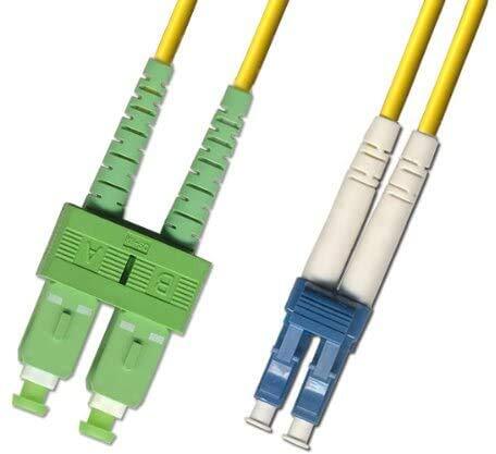 50M Singlemode Duplex Fiber Optic Cable (9/125) LC/UPC-SC/APC