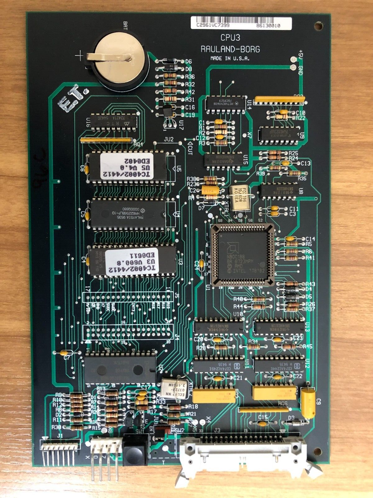 Rauland-Borg CPU3 Card