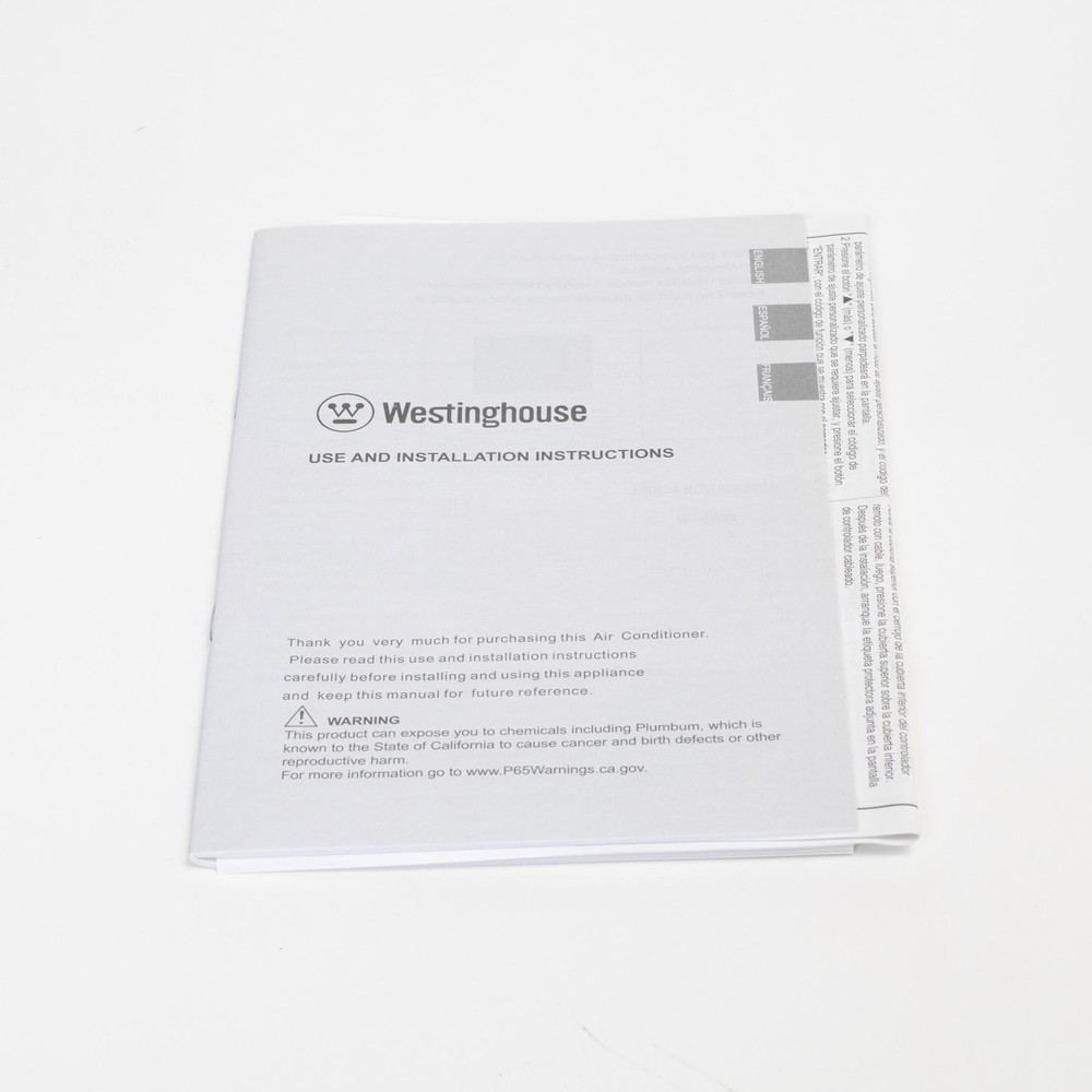 Westinghouse Wired Remote Controller Wall Thermostat WWRCU Mini Split White New