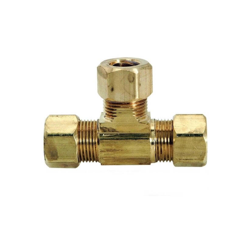 ProFlo PFXCTCN Brass 3/8" x 3/8" x 3/8" OD Compression LF Tee
