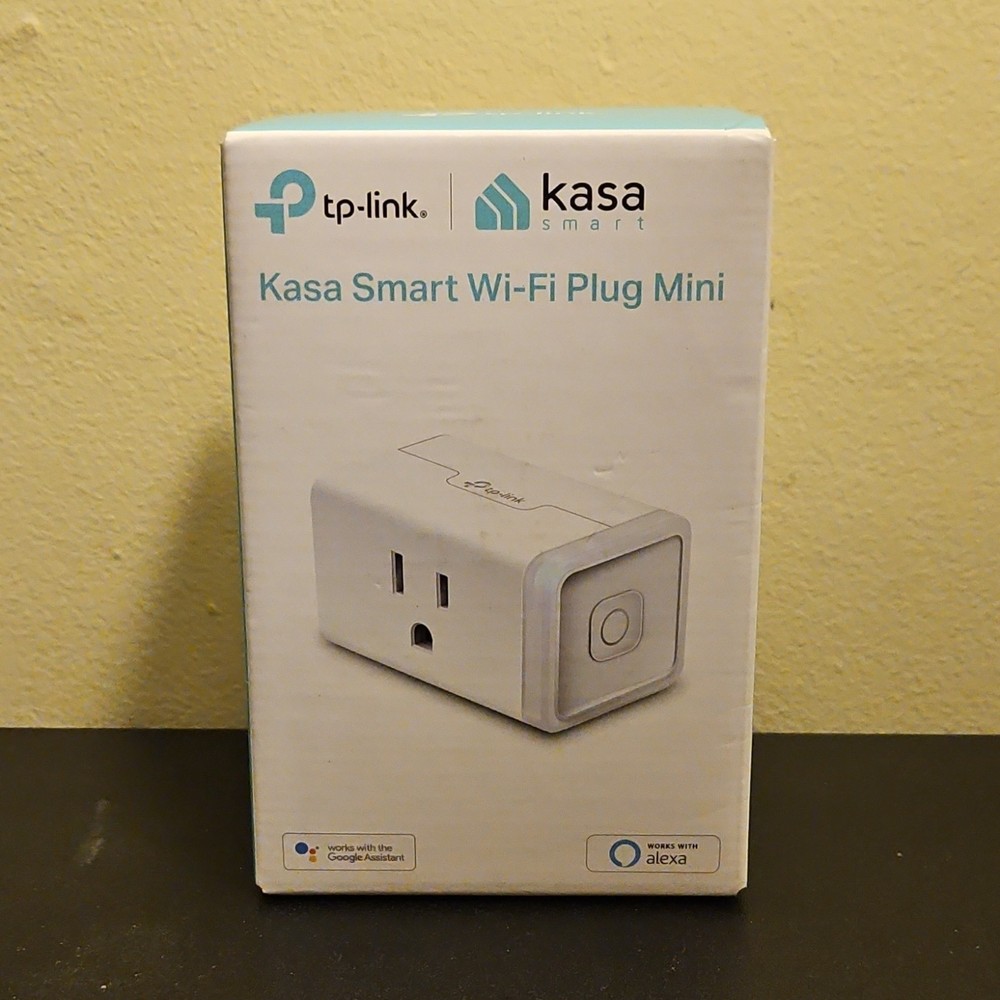 TP-Link Kasa Smart Wi-Fi Plug Mini HS105 Type B Alexa Google Assistant White