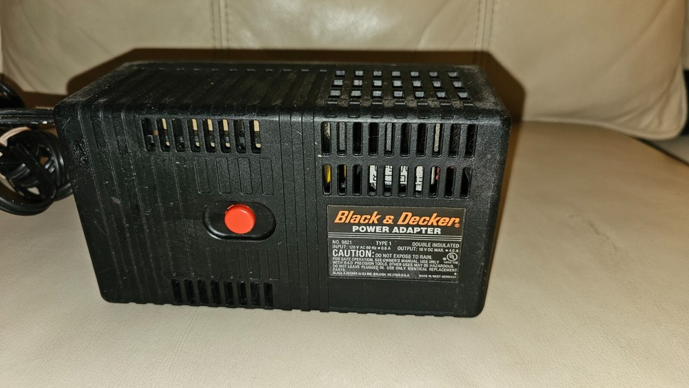 Vintage Black and Decker Precision Tool Workshop Variable Power Adapter 9821