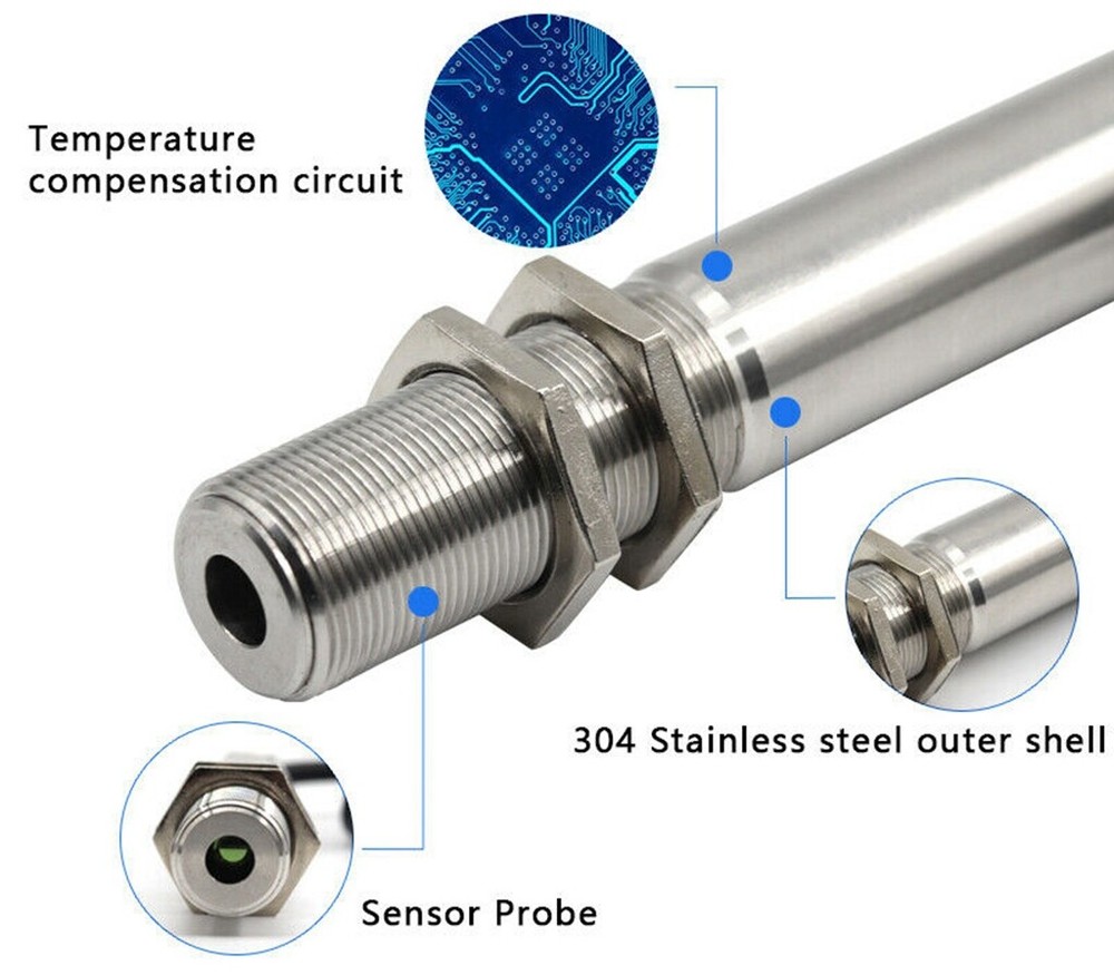 Industrial Online Non-contact Infrared Temperature Controller Thermometer Sensor
