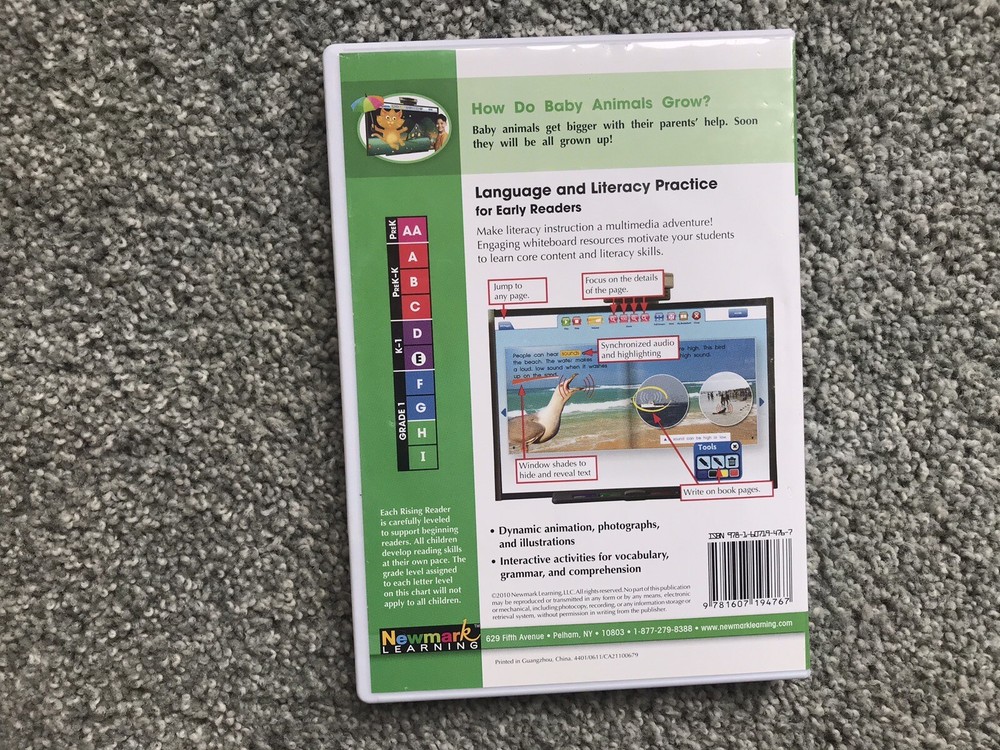 Newmark Interactive Whiteboard Resources Science Vol. 2 5 CD-ROM Set VG Cond