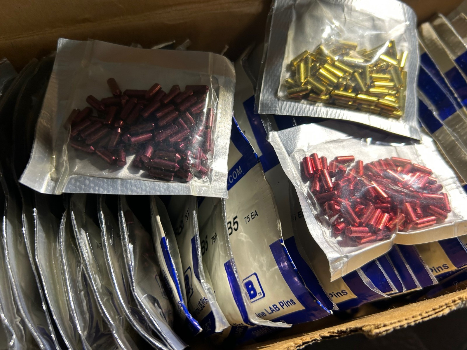 Lab security systems pin sets / sleeve 2 - all unused / locksmith