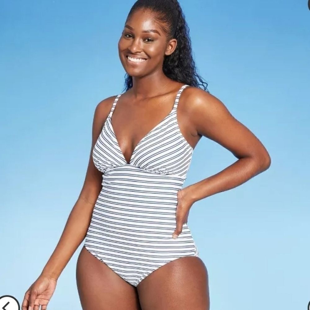 Kona Sol Triangle High Coverage Swimsuit One Piece