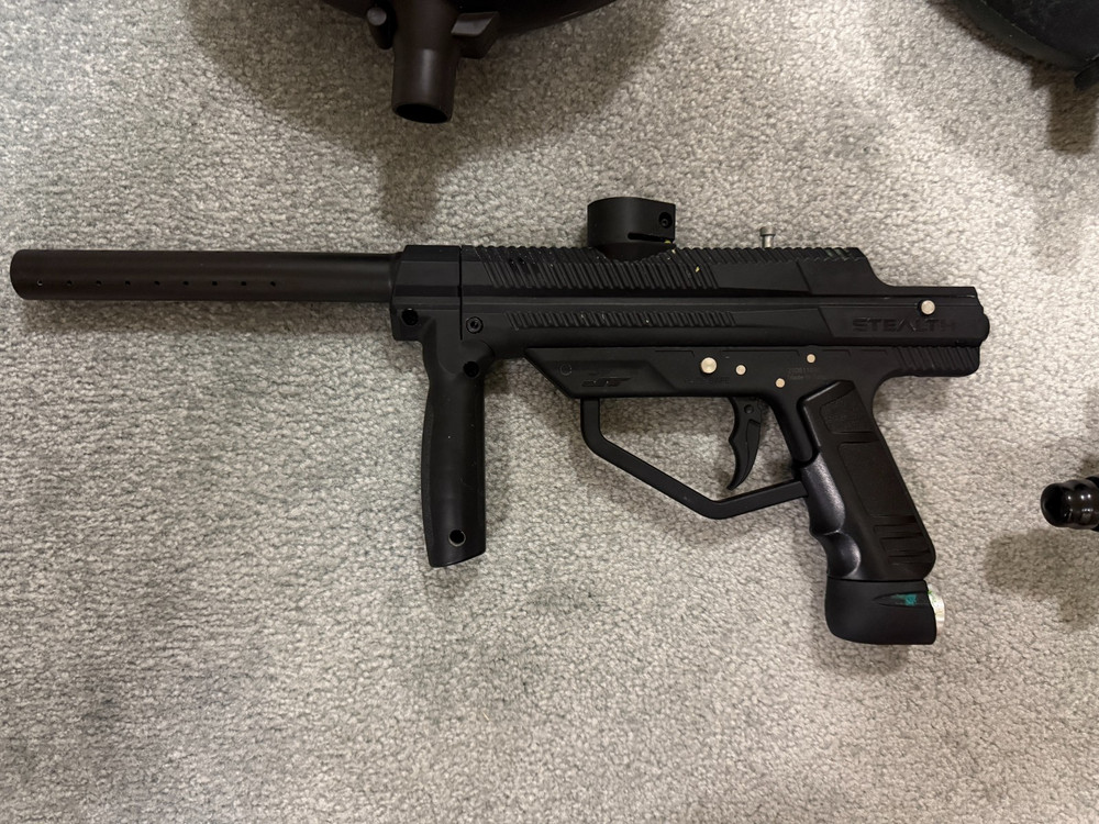 JT Stealth Black 68 Caliber Semi-Automatic Compact Paintball Marker Gun Set