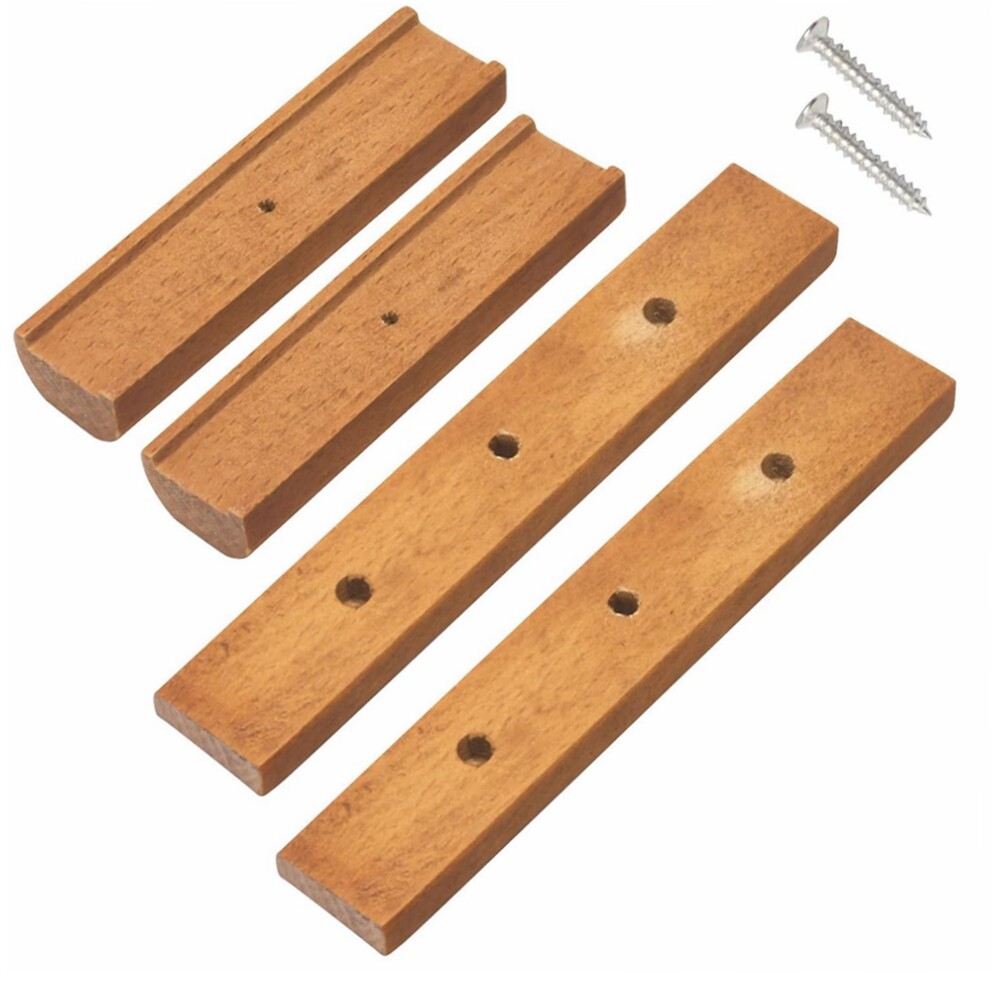2 Pack Cherry Wood Replacement Handle FITS Weber Charcoal Grill
