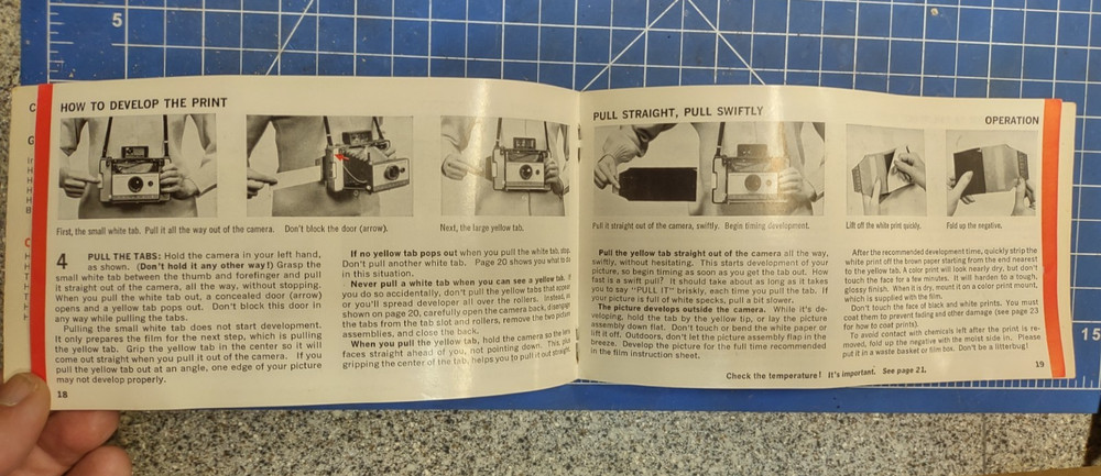 Polaroid Automatic 104 Land Camera Manual
