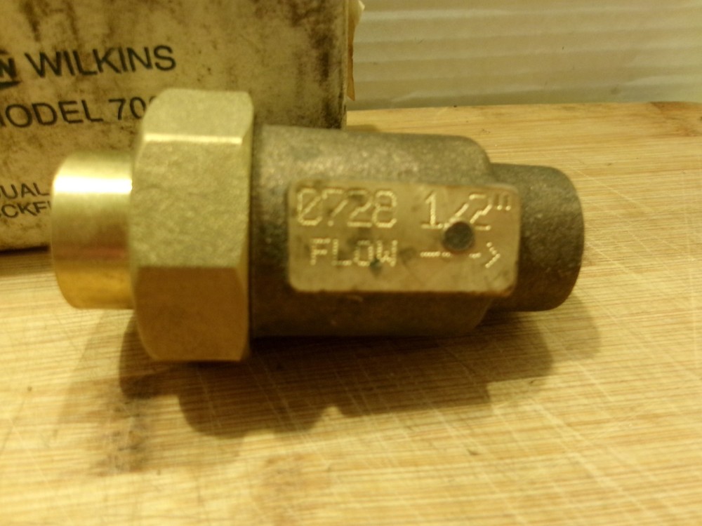 Wilkins Model 700 Dual Check Valve Check Value NOS