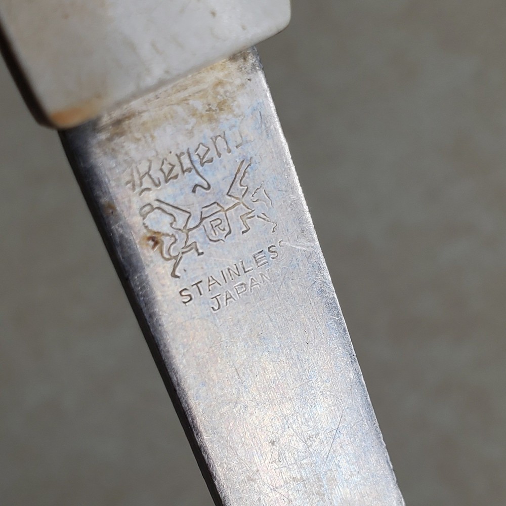 Regent Stainless Japan Serving Spoon Eagle Crest Engraving