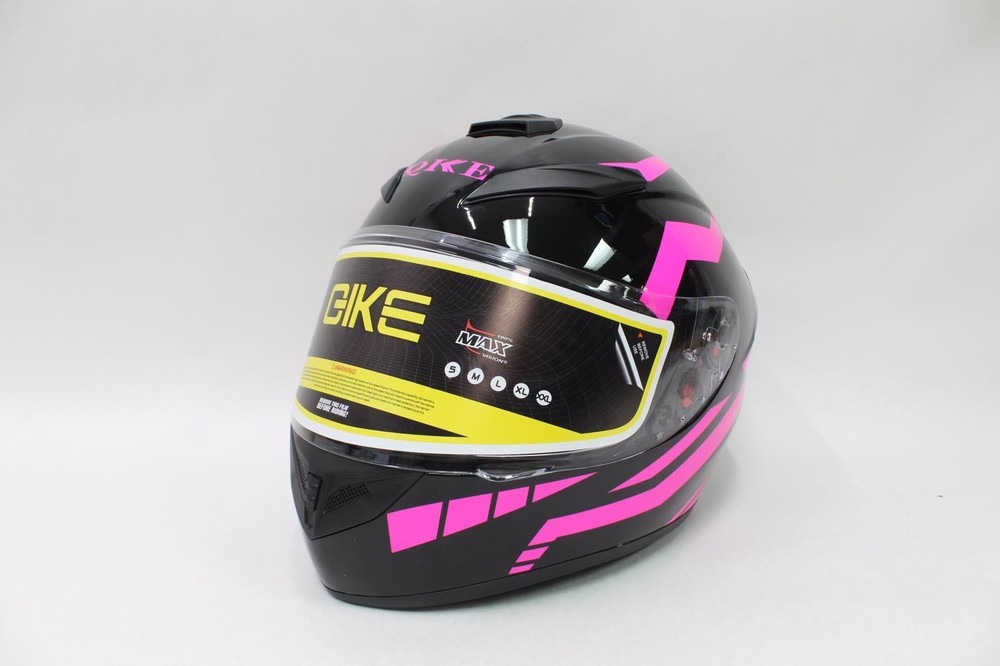 Qike A1 Full Face Motorcycle Helmet w/ Extra Shields - Medium