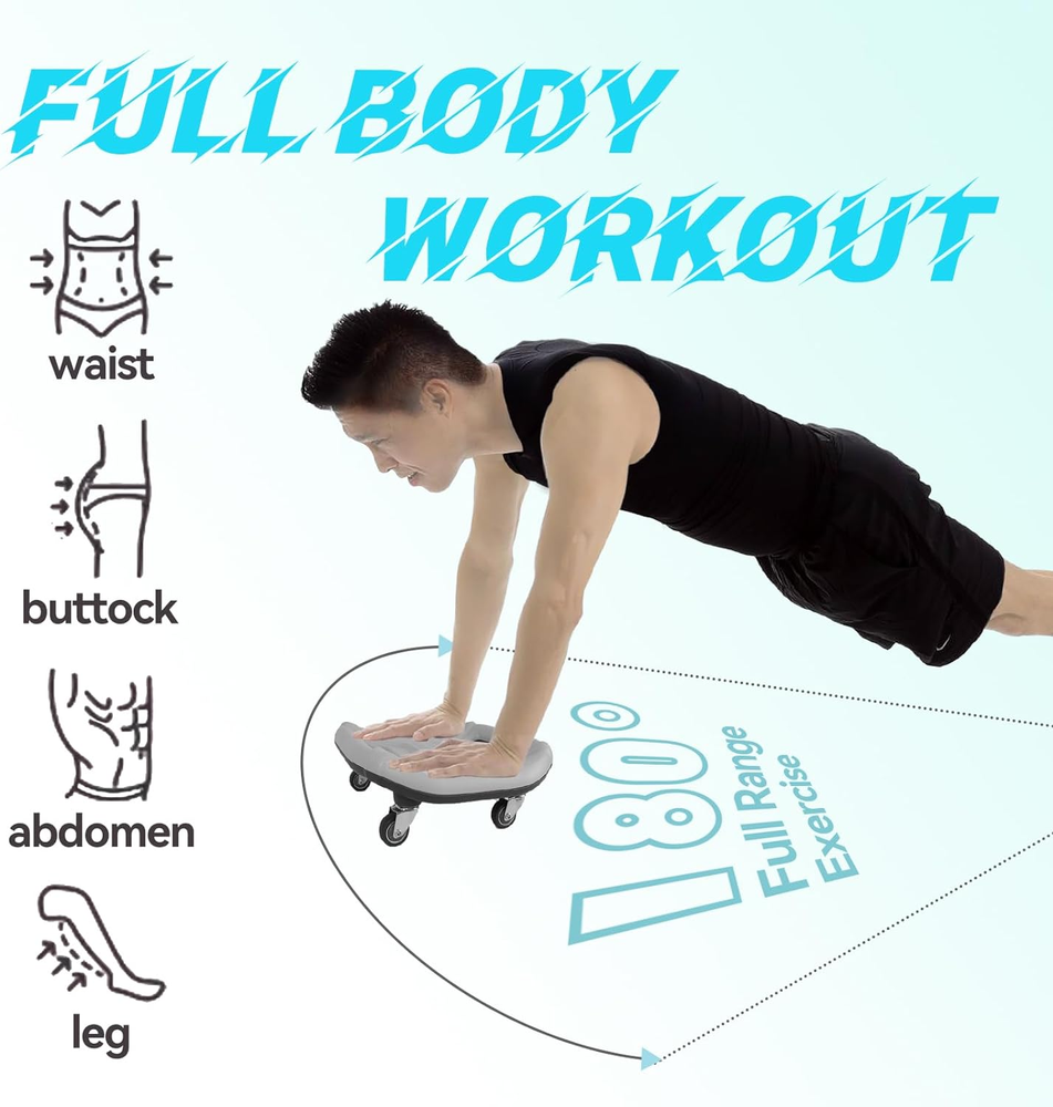Ab Roller for Abs Workout, Ab Roller Wheel Exercise Equipment for Core Workout,