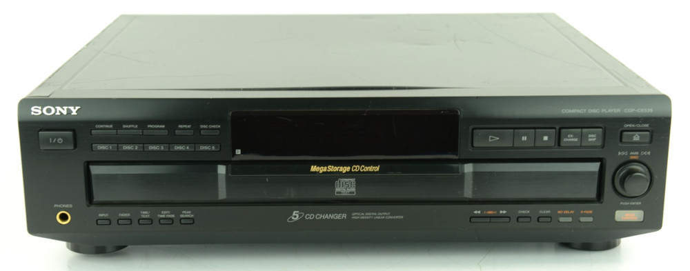 Sony CDP-CE535 5-Disc CD Changer Player Mega Storage Disc Control