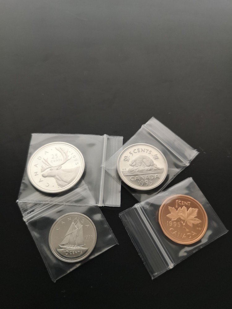 *** CANADA  1995  UNCIRCULATED   COINS  SET ***  PROOF  ULTRA  HEAVY  CAMEO  ***