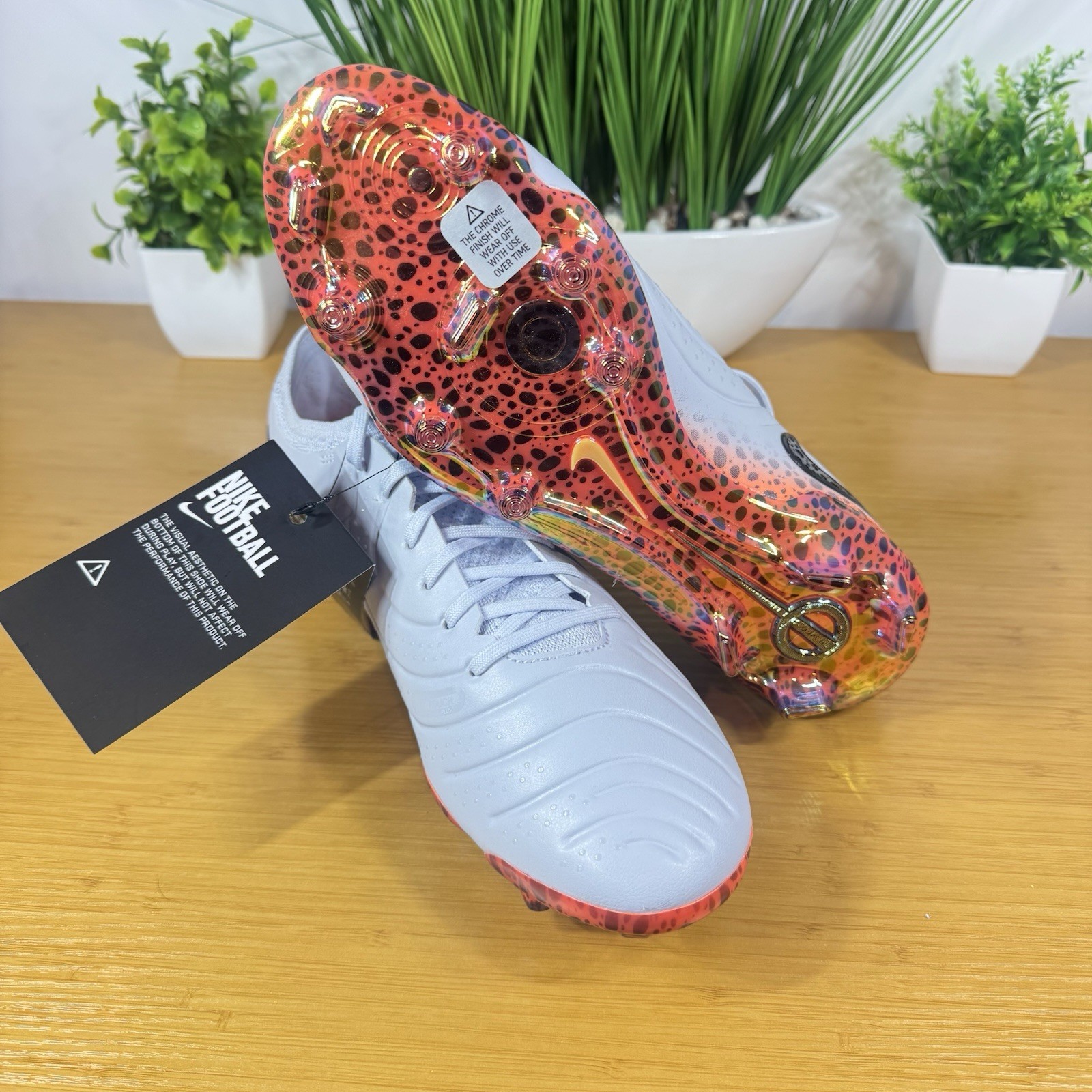 Nike Tiempo Legend 10 Elite FG NBY Electric Olympic Safari Soccer Cleats Size 9