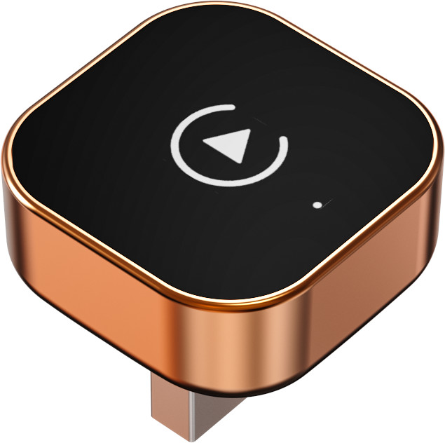 USB Wireless CarPlay Adapter For iPhone Apple Wireless Dongle Plug & Play orange