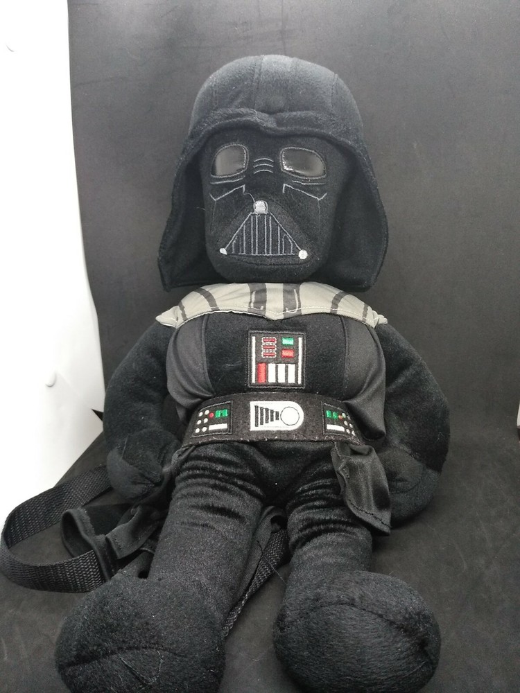 Star Wars Darth Vader Plush Stuffed Backpack Helmet Cape Adjustable Straps