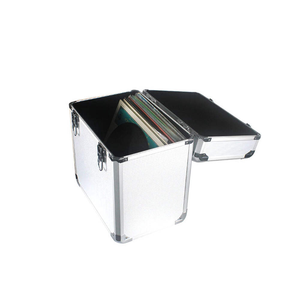 Aluminum Vinyl Disc LP Record Storage Case