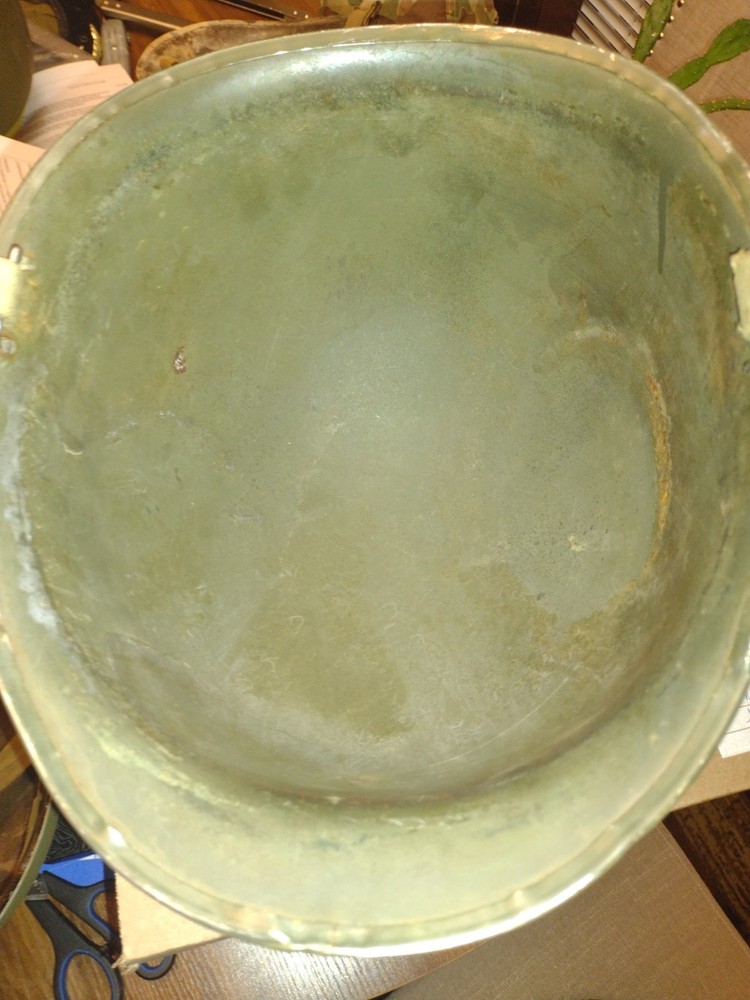 Ww2 helmet front seam fixed bale READ THE DESCRIPTION
