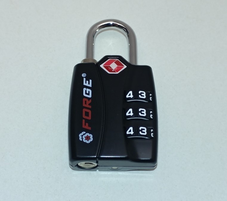 Resetable 3 Number Combination TSA Open Alert Indicator Luggage Lock Small Alloy