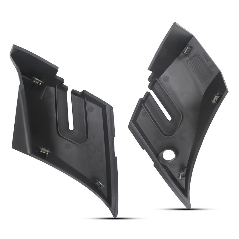 WINDSHIELD COWL VENT END PANEL COVER HINGE PAIR FOR CHEVY 2007-13 SILVERADO 1500