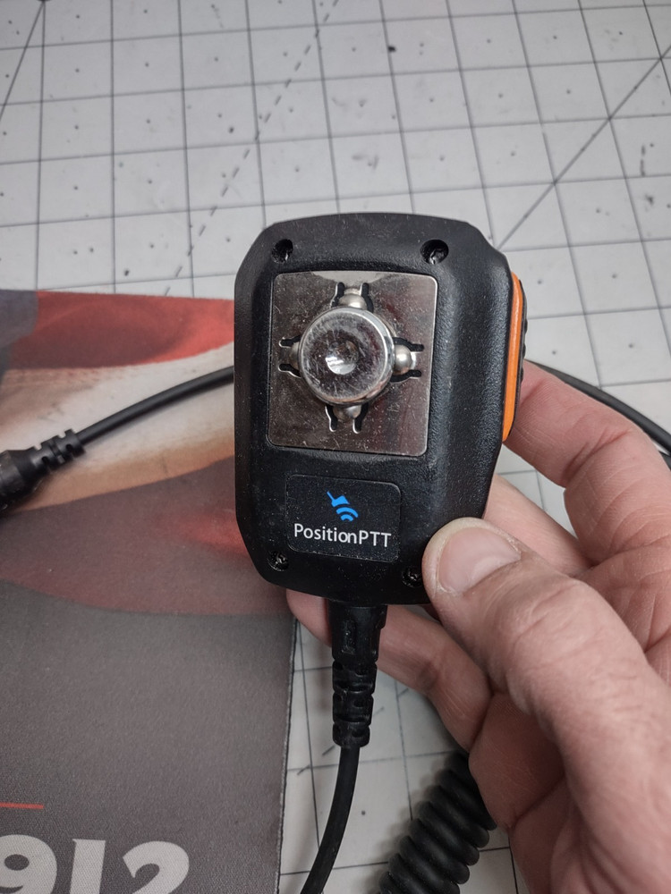Position PTT Speaker, Unknown Model, Works like it should.