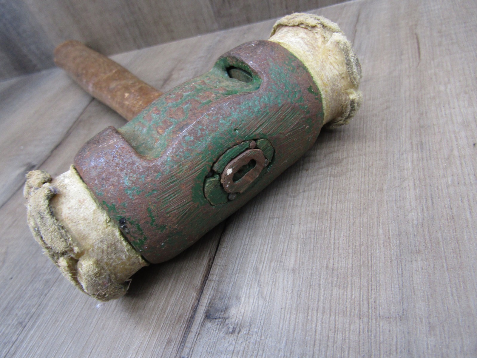 Vintage Garland No. 2 Rawhide Mallet Hammer Saco Maine