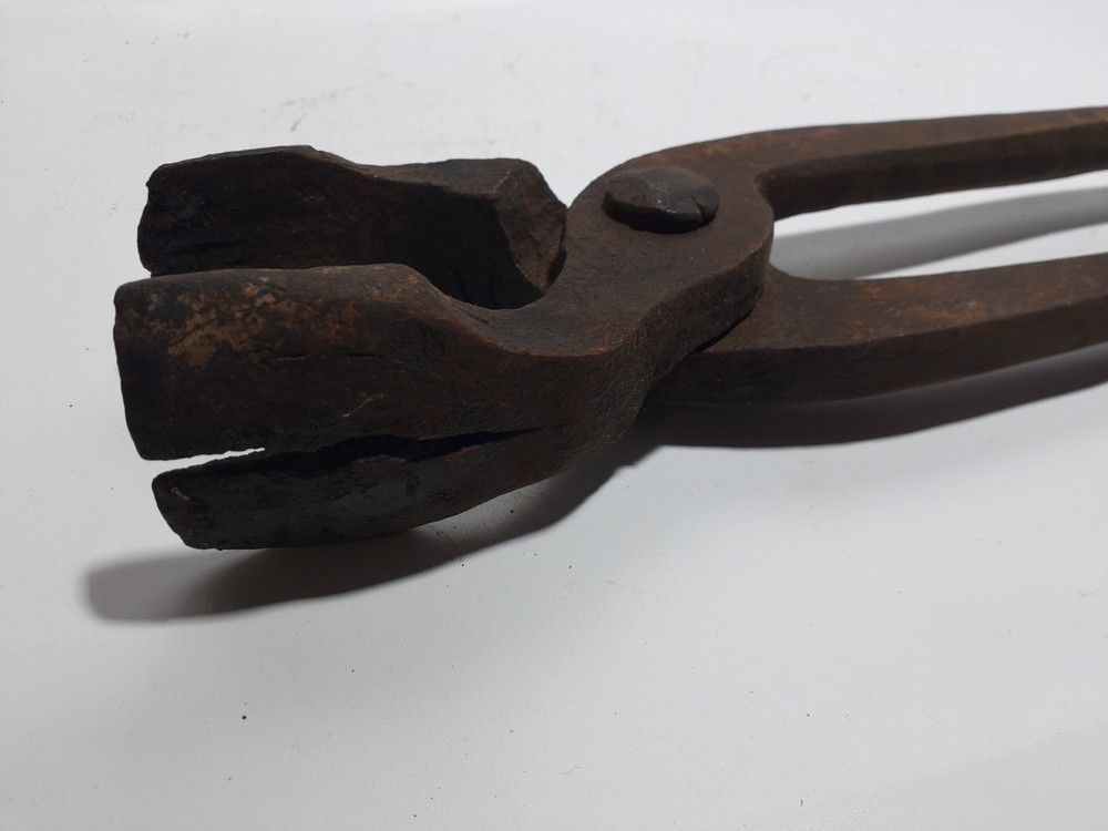 Antique Blacksmith Tongs Large Set