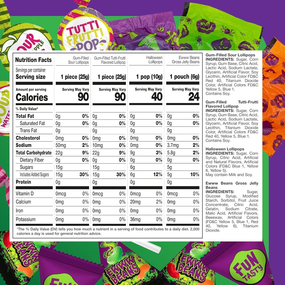 Halloween Candy - 2 Pound Pack (70 Count) - Assorted Candy