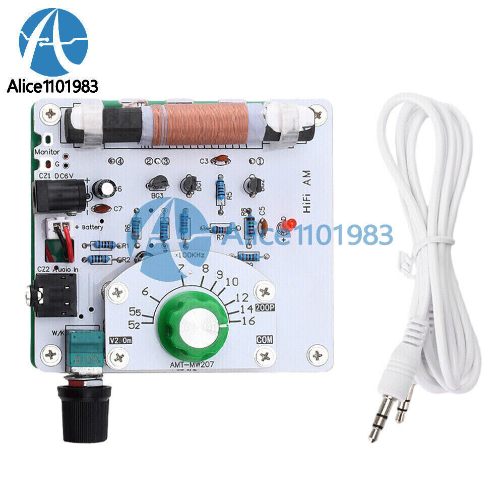 525~1605kHz Medium Wave AM Radio Transmitter DIY Circuit Board Radio Module 6V