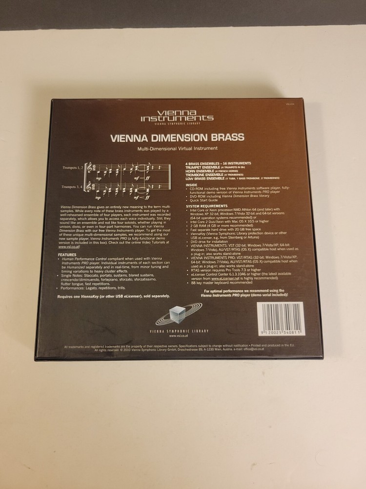 VIENNA INSTRUMENTS DIMENSION BRASS