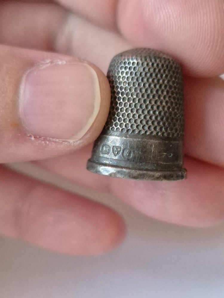 Antique Silver Thimble Hallmarked