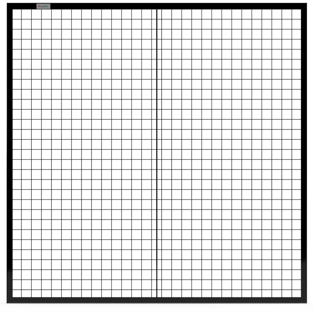 Global Industrial Machine Wire Guard Panel 5'W Black