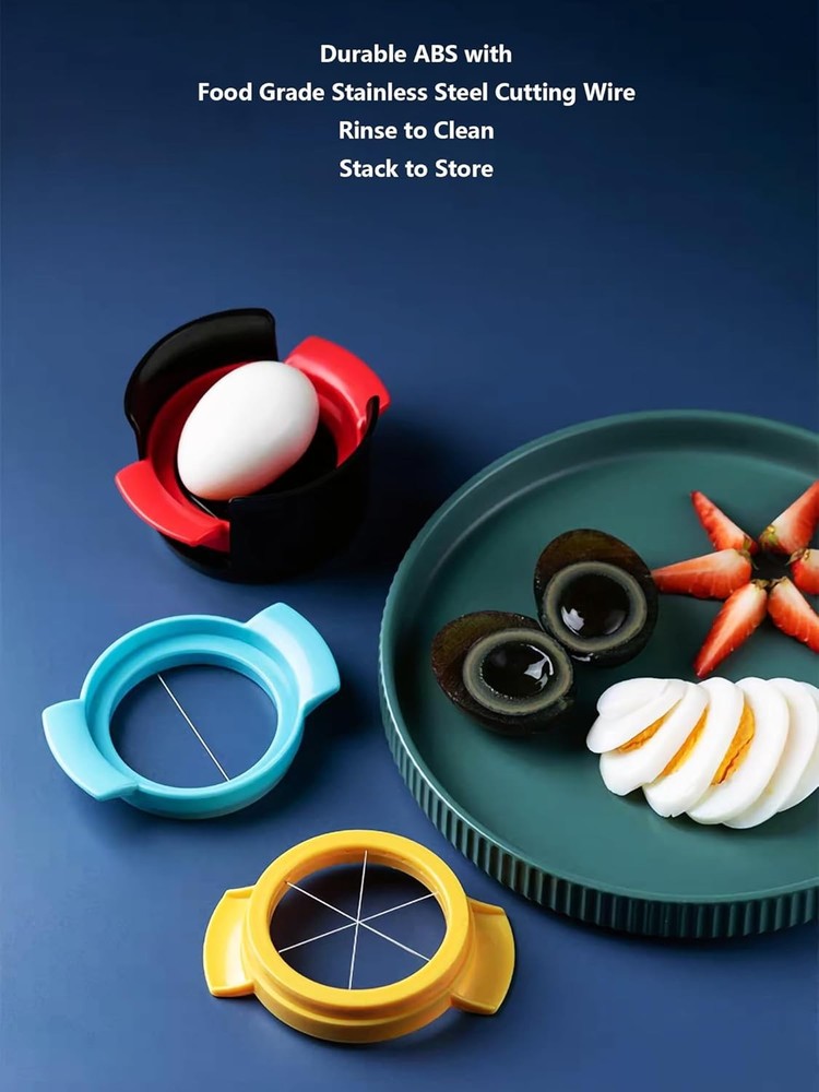 Egg Slicer Cutter Multi-functional Hard Boiled Egg Wedger