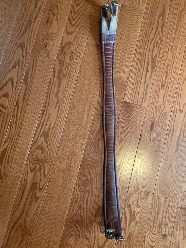 46" leather girth