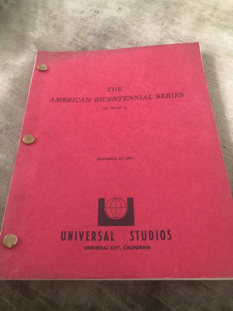 AMERICAN BICENTENNIAL SERIES SCRIPT [1977]